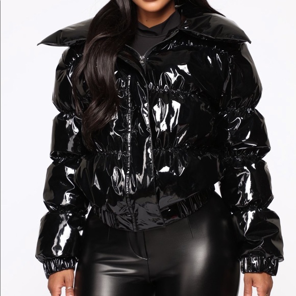 Fashion Nova Puffer Jacket - Picture 2 of 4